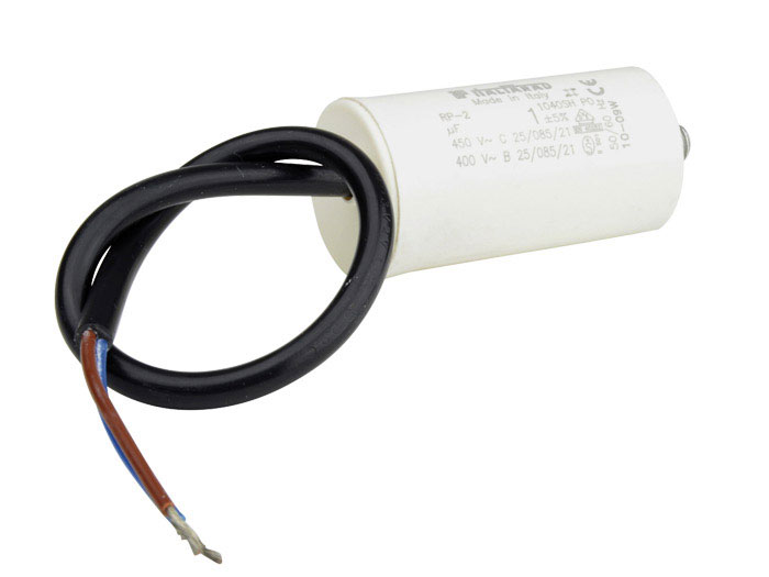 Condensateur permanent à câble <br> 1.5 µf - 450 V