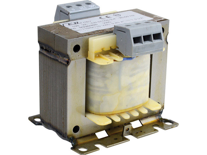 Transformateur monophasé 75 VA<br> P : 230/400V - S : 110-0-110 V 