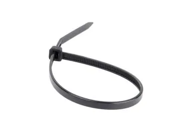 Collier de serrage nylon noir<br> Longueur 180 mm - Largeur 5 mm