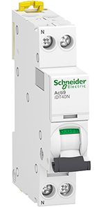 Disjoncteur modulaire 2 ampères pour circuit de commande contacteur jour/nuit et VMC