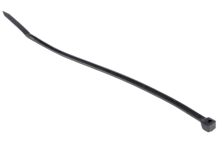 Collier de serrage nylon noir<br> Longueur 150 mm - Largeur 4 mm