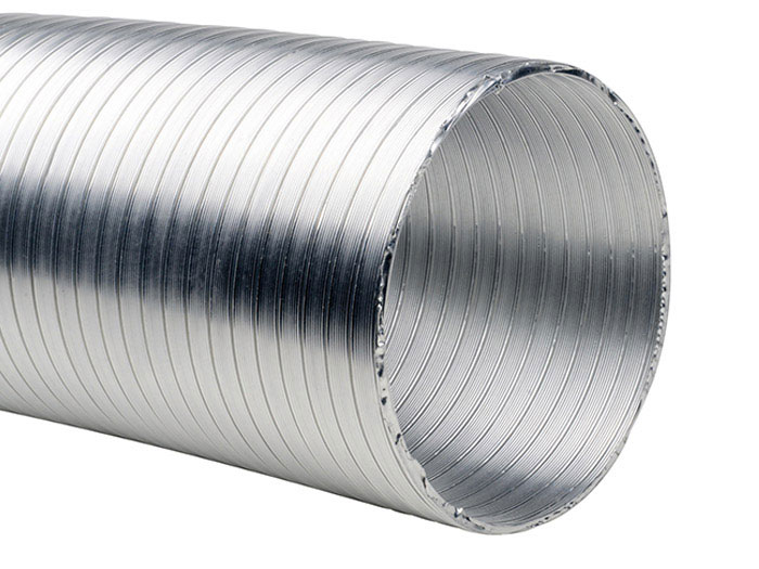 Gaine de ventilation aluminium <br> Ø 125 mm - Longueur : 6 m