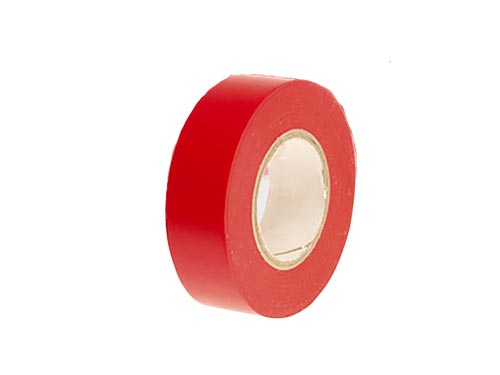 Rouleau adhésif rouge<br> Largeur 19 mm