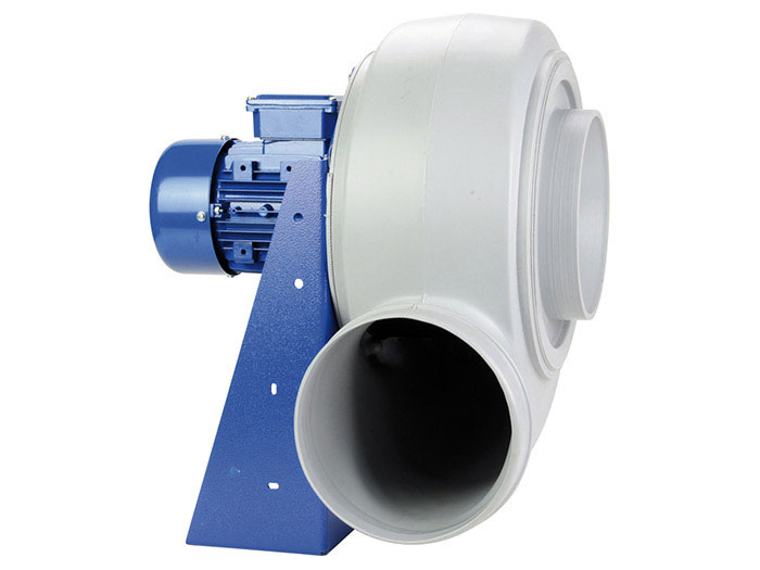 Ventilateur polypropylène - 1500 m³/h<br> Triphasé 400 V - 1500 tr/min