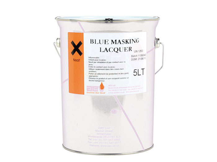 Vernis pelable bleu - 5 L