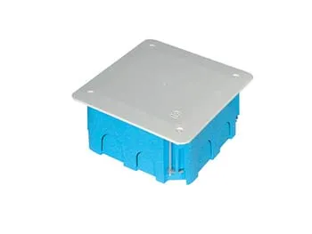 Boîte de dérivation avec couvercle<br> IP30 - 105 x 105 x 50 mm