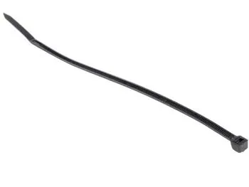 Collier de serrage nylon noir<br> Longueur 250 mm - Largeur 4 mm