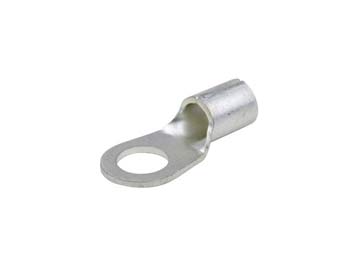 Cosses en cuivre roulée soudée<br> Ø 4 mm - Section câble 2,5 mm² 