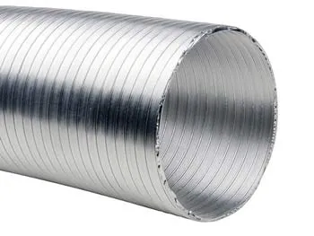 Gaine de ventilation aluminium <br> Ø 150 mm - Longueur : 1 m