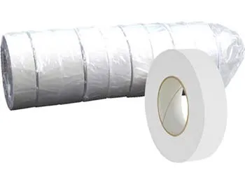Rouleau adhésif blanc<br> Largeur 19 mm