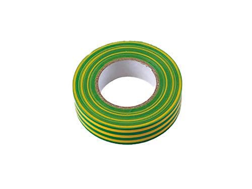 Rouleau adhésif vert/jaune<br> Largeur 19 mm