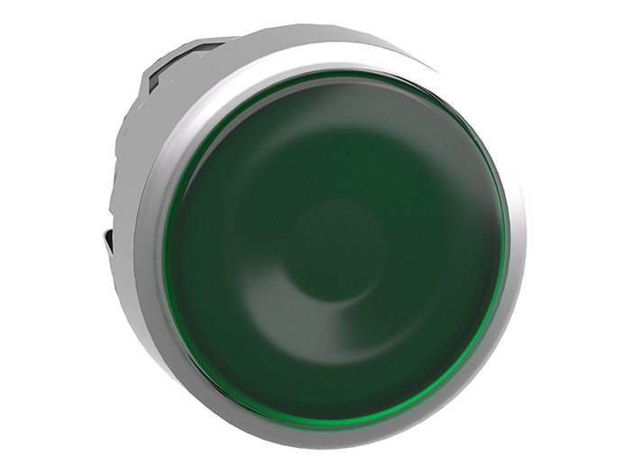 Tête de bouton poussoir lumineux - Ø22 - vert