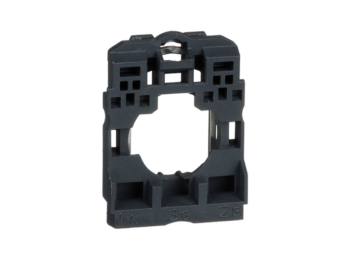 Tête bouton tournant - 2 positions fixes - noir - D:22